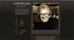 Desktop Screenshot of lesliebricusse.com